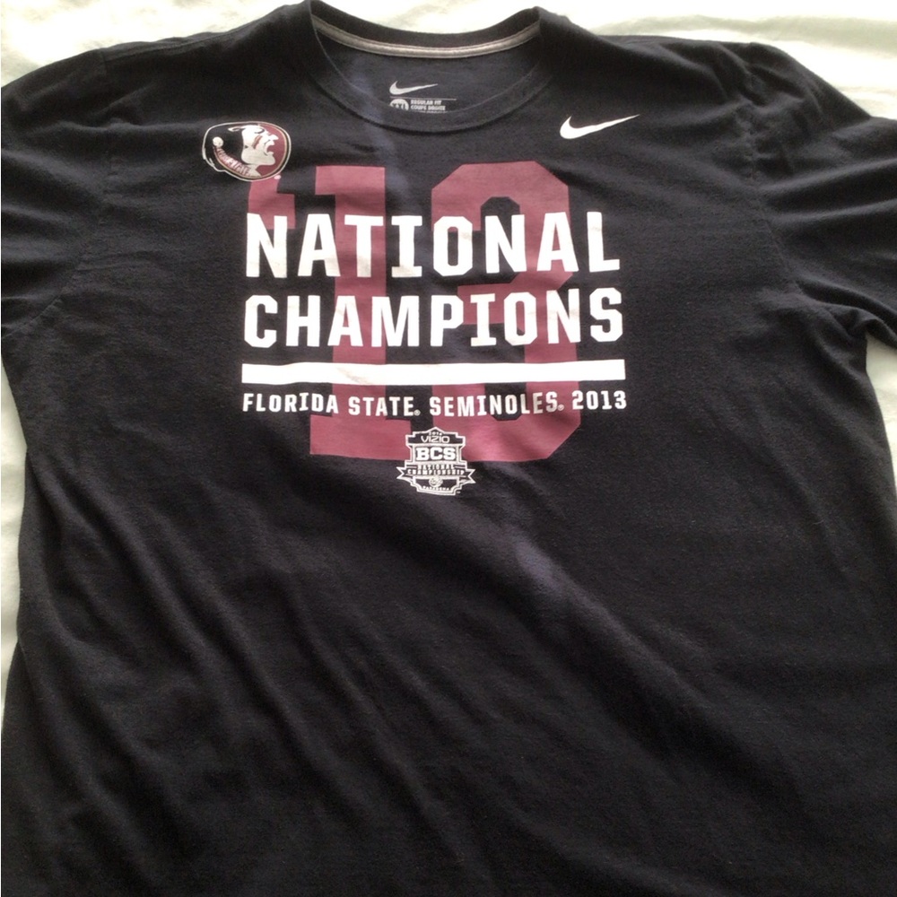 Nike FSU 2013 National Champs Tee Black - Size XXL - Picture 2 of 3